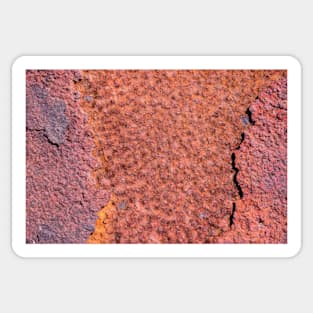 Old metal iron rust Sticker